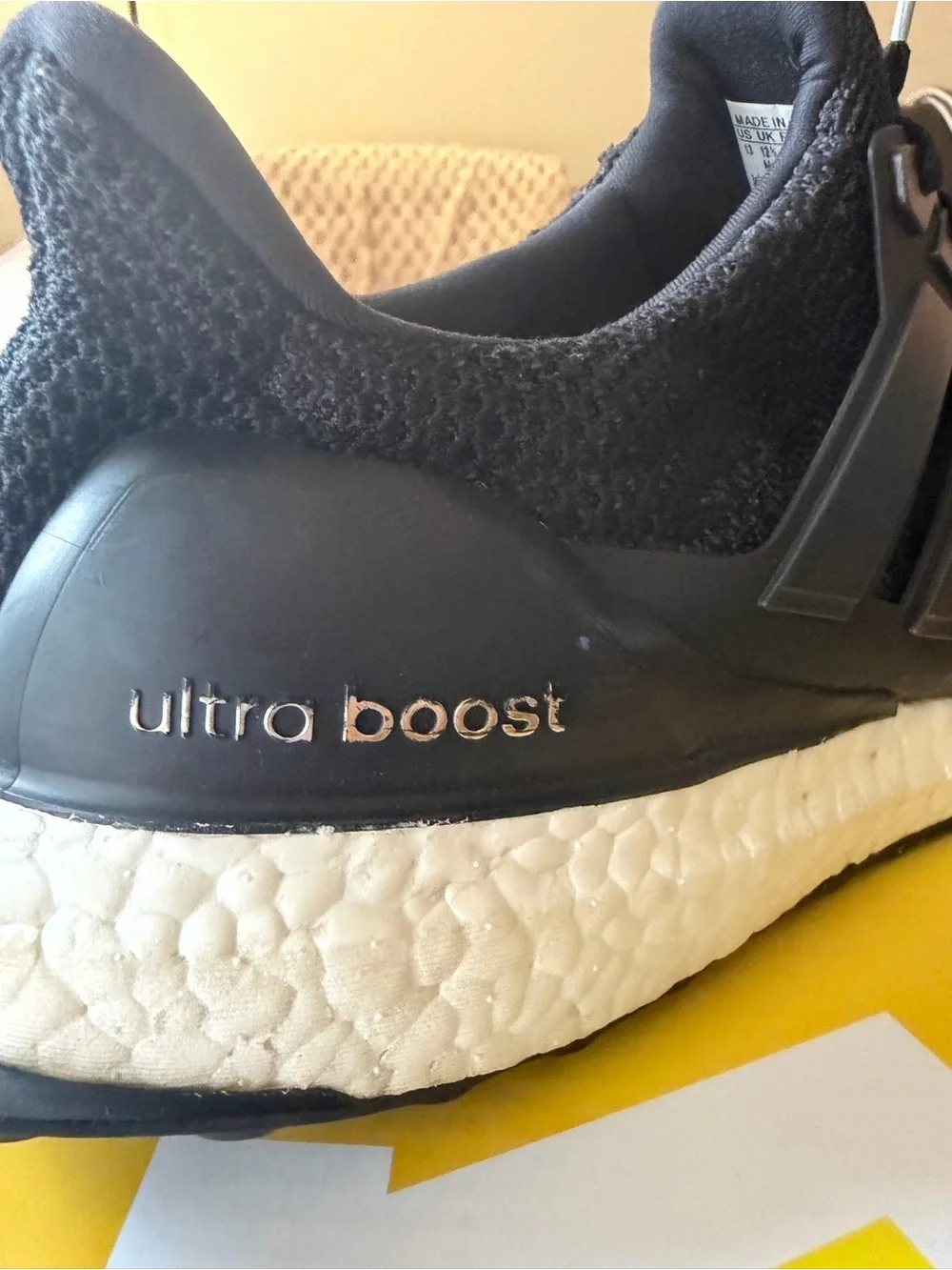 Black Core Adidas Ultraboost 2.0 (2016) BB3909 Size 13
